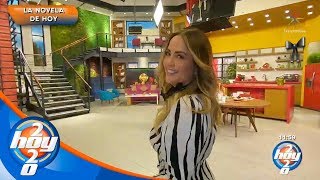Andrea Legarreta Sorprende Con Vestido De Animal Print La Novela De Hoy