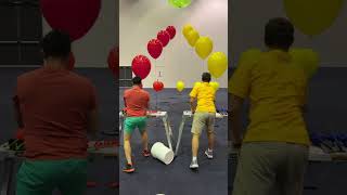Intense Giant Balloon Pop Racing!!