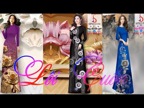 Tuyển chọn các mẫu áo dài đẹp LÔI CUỐN mọi người 2020 Vải Áo Dài S lST535552
