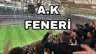 Kapalı Gol sonrası fenere küfür Beşiktaş - Fenerbahçe