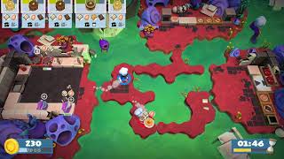 Overcooked 2 - Level 6-2 2 Players - Score 907
