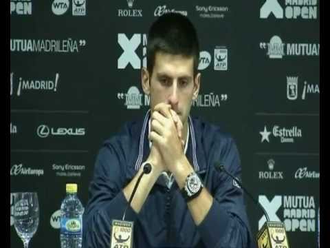 Novak ジョコビッチ press conference