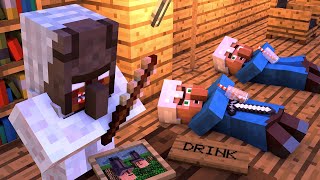 Granny vs Villager Life 2 - Granny Horror Game Minecraft Animation