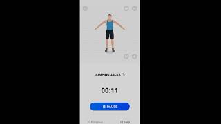 FULL BODY WORKOUT DAY - 1 EXERCISE NO:1 JUMPING JACKS | Home Workout #shorts #ho