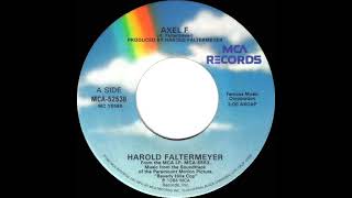 1985 Axel F - Harold Faltermeyer Stereo 45-- Ac & Uk Hit