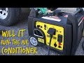 Champion 2800 Watts Inverter Generator ~ RV Boondocking Air Conditioning Test