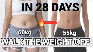 Lose 5kg In 28 DAYs! 40 Min Walking Workout to Burn Fat, Knee Friendly (Burns 50