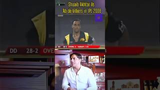 Shoaib Akhtar Vs Ab De Villiars In Ipl Best Bowling Of His Career