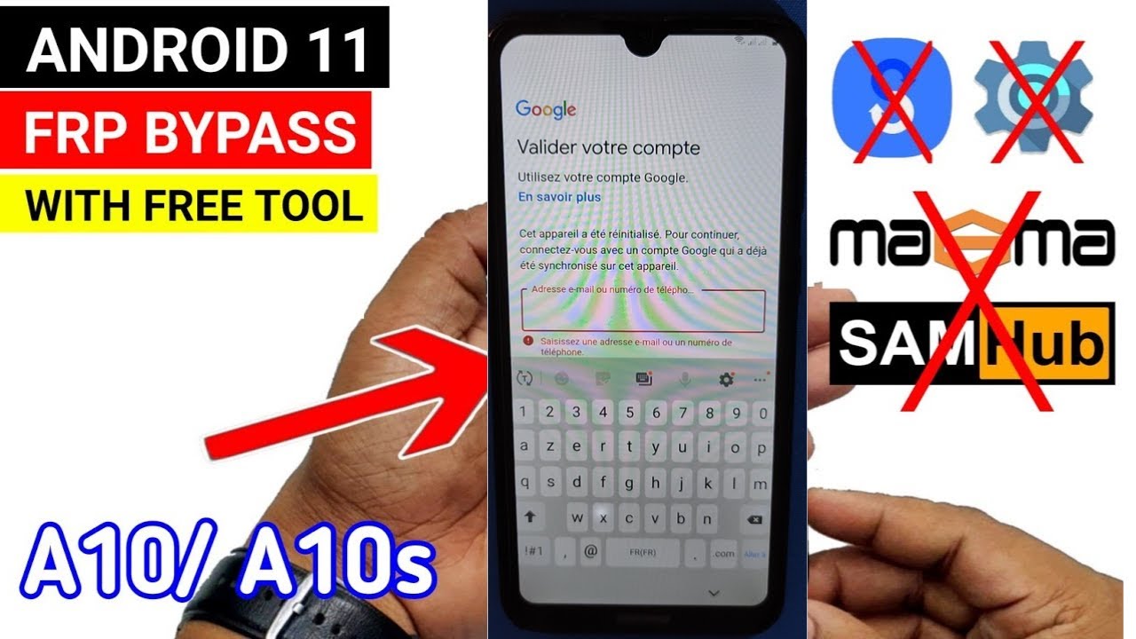 Samsung A10 Android 11Frp Remove One ClicK With Free Samsung A10 Android 11Frp Remove One ClicK With Free