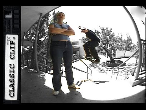Teacher Vs. Skateboarders at Handrail NO SKATEBOARDING