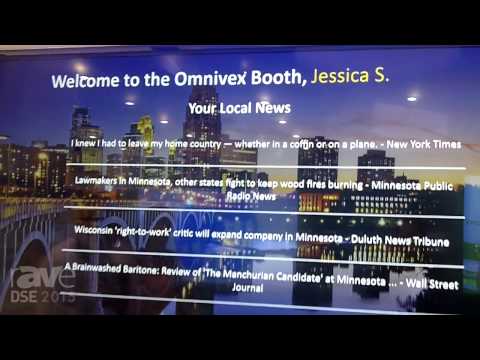DSE 2015: Omnivex Demos Interactive Content With Barcode Scanning