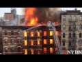 Explosion tears through Manhattan building