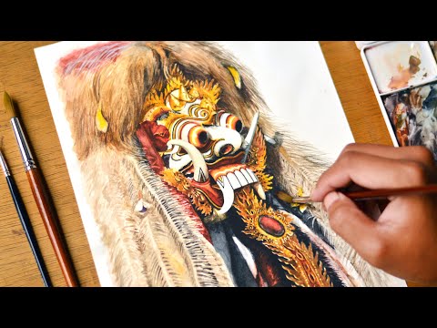 Cara Menggambar Rangda | Rangda Painting