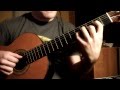 Tavaszi szél - gitár (tabos kotta is) (Hungarian folk song on guitar) HD