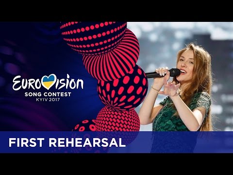 Jana Burčeska - Dance Alone (F.Y.R. Macedonia) First Rehearsal in Kyiv