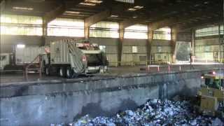 Unloading At The Lane County Transfer Station In Eugene, Or