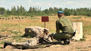 Военно-спортивный конкурс «Атлет» прошел в Марьиной Горке