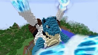 MINECRAFT vs POKEMON GO : GIGA BLASTOISE VS REZENDE !!!