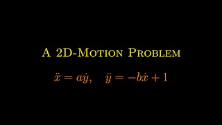 2D-Motion, Problem 1