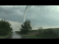 Intense, close-range tornado video!