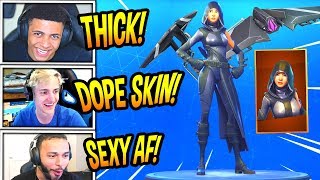 STREAMERS REACT TO *NEW* "FATE" SKIN + SPLIT WING GLIDER! *LEGENDARY* Fortnite FUNNY Moments