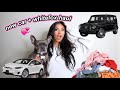 Getting my NEW CAR + Huge White Fox Boutique try-on clothing haul!