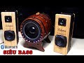 Chế dàn loa 2.1 Siêu Trầm từ Bom rượu