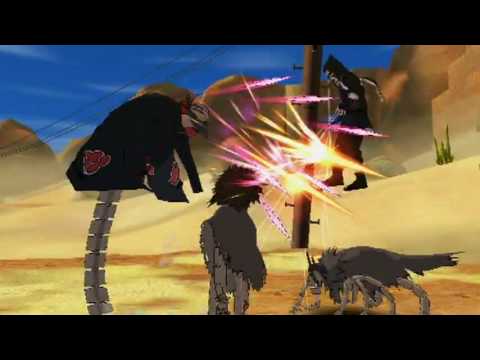 NARUTO Shippuden: Clash of Ninja Revolution 3 - Akatsuki character video 