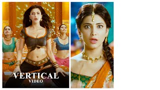 Shruti Haasan Pathikella Sundhari Vertical Video Balupu Info 4K 2 Actress Version