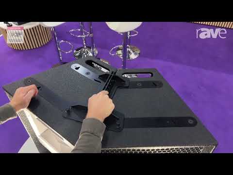 ISE 2024: Funktion-One Research Ltd Demos Butterfly Plate Rigging System on Evo 2 Loudspeaker