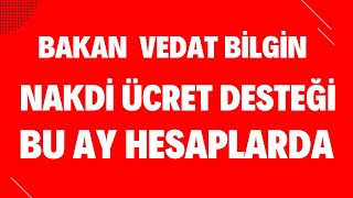 NAKDİ ÜCRET DESTEĞİ  BU AY HESAPLARA YATIYOR ( İŞTE DETAY )