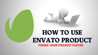 How to use envato product