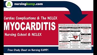 What is Myocarditis Endocarditis Cardiac heart Nursing KAMP Pericarditis NCLEX 2019