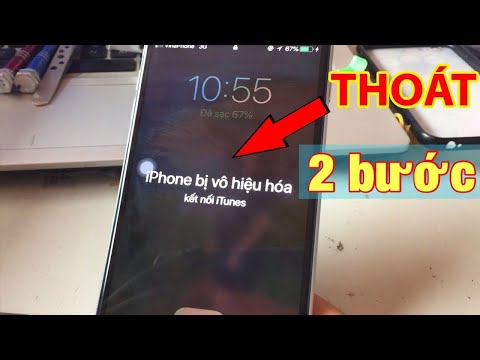 Hướng dẫn thoát iPhone bị vô hiệu hóa tại nhà qua 2 bước đơn giản nhất | có tài khoản icloud và mk