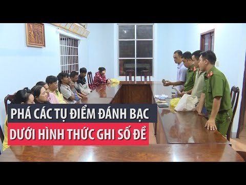Công an phường triệt phá 3 điểm tổ chức ghi số đề - PLO
