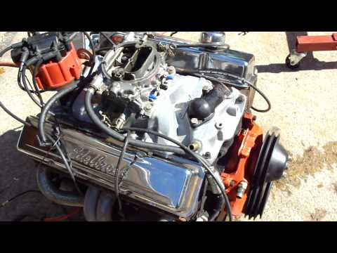350 Chevy engine startup on