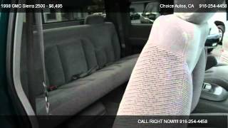 1998 GMC Sierra 2500 SLE - for sale in North Highlands, CA 95660