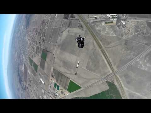 wing suit deployment in slow-motion