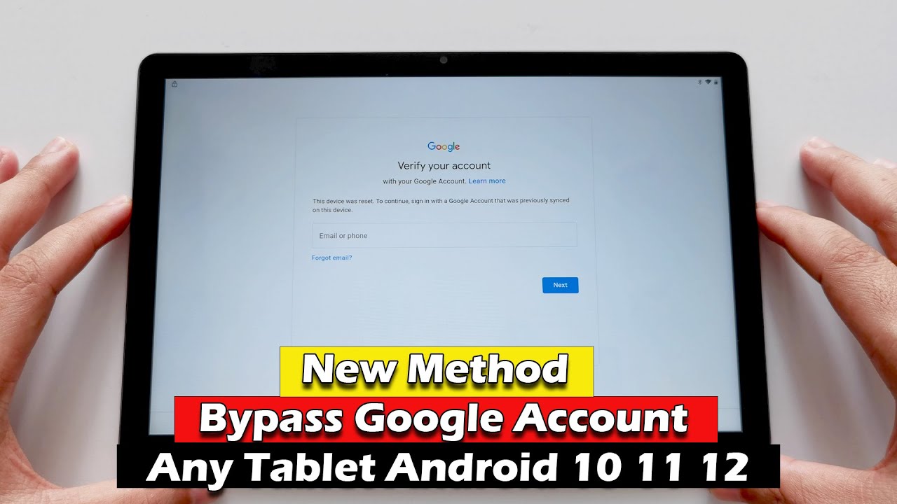 New Method Bypass Google Account Any Tablet Android 10 New Method Bypass Google Account Any Tablet Android 10