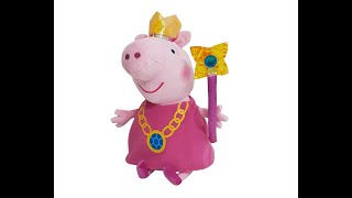 Peppa Pig Pelúcia 30Cm - Peppa Com Ursinho - Original