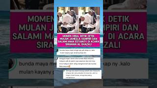Momen Viral Detik Detik Mulan Jameela Hampiri Dan Salami Maia Estianty Di Acara Siraman Al Ghazali