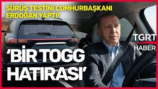 Cumhurbaşkanı Erdoğan Direksiyonun Başına Geçti, Yerli Otomobil TOGG'u Test Etti