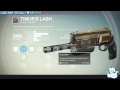 Destiny: Reforging Timurs Lash / Legendary Iron Banner Hand Cannon (Resetting Its Mods)