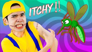 Oh No, Zombie Mosquito Bitten KaKa, TiKa & Tippy 🦟🧟 Zombie Itchy Itchy Song | BooTiKaTi