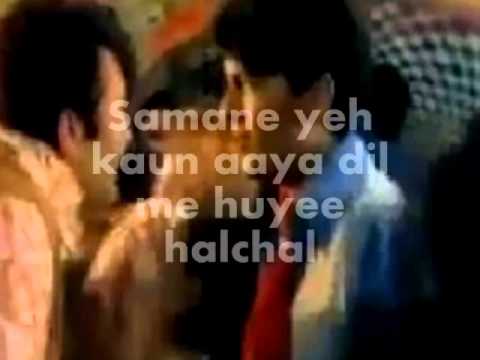 Samne Yeh Kaun Aaya-Karaoake & Lyrics-Jawani Diwani