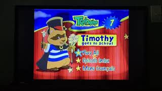Timothy Goes To School The School Play 2005 Dvd Menu Canadian Copy