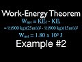 Energy, Work & Power (18 of 31) Work Energy Theorem, Calculate the Velocity of an Object