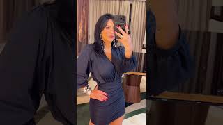 Vestido Adele Em Fluity Com Transpe No Decote