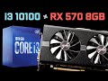 Core i3 10100 + RX 570 8GB \\ Low vs Ultra in 14 Games \\ FPS Test