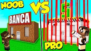 CASA BANCA NOOB contro BANCA PRO su MINECRAFT!